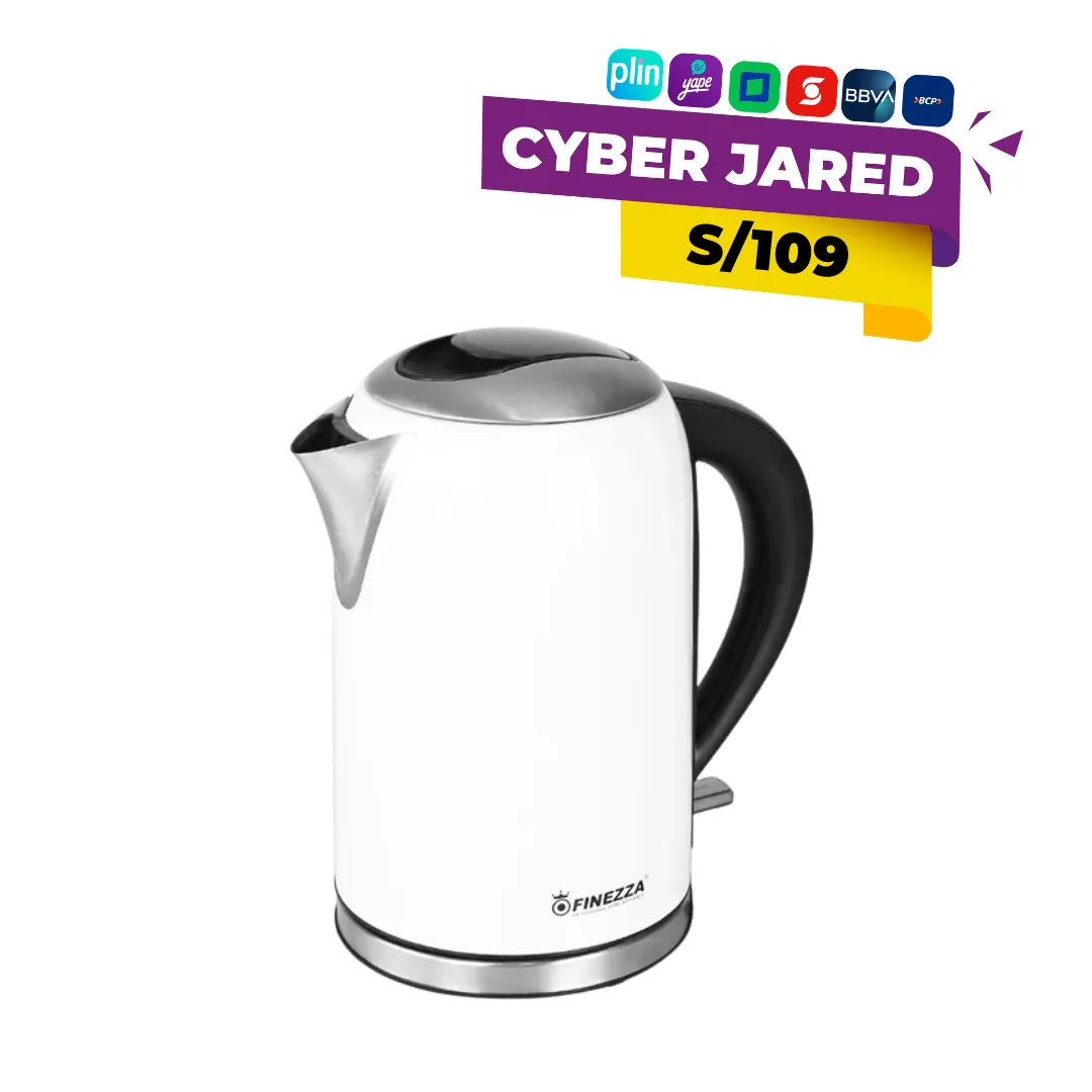 FZ-630H-BLANCO.webp Hervidor Eléctrico de 2 Litros FINEZZA Blanco FZ-630H - Imagen 1