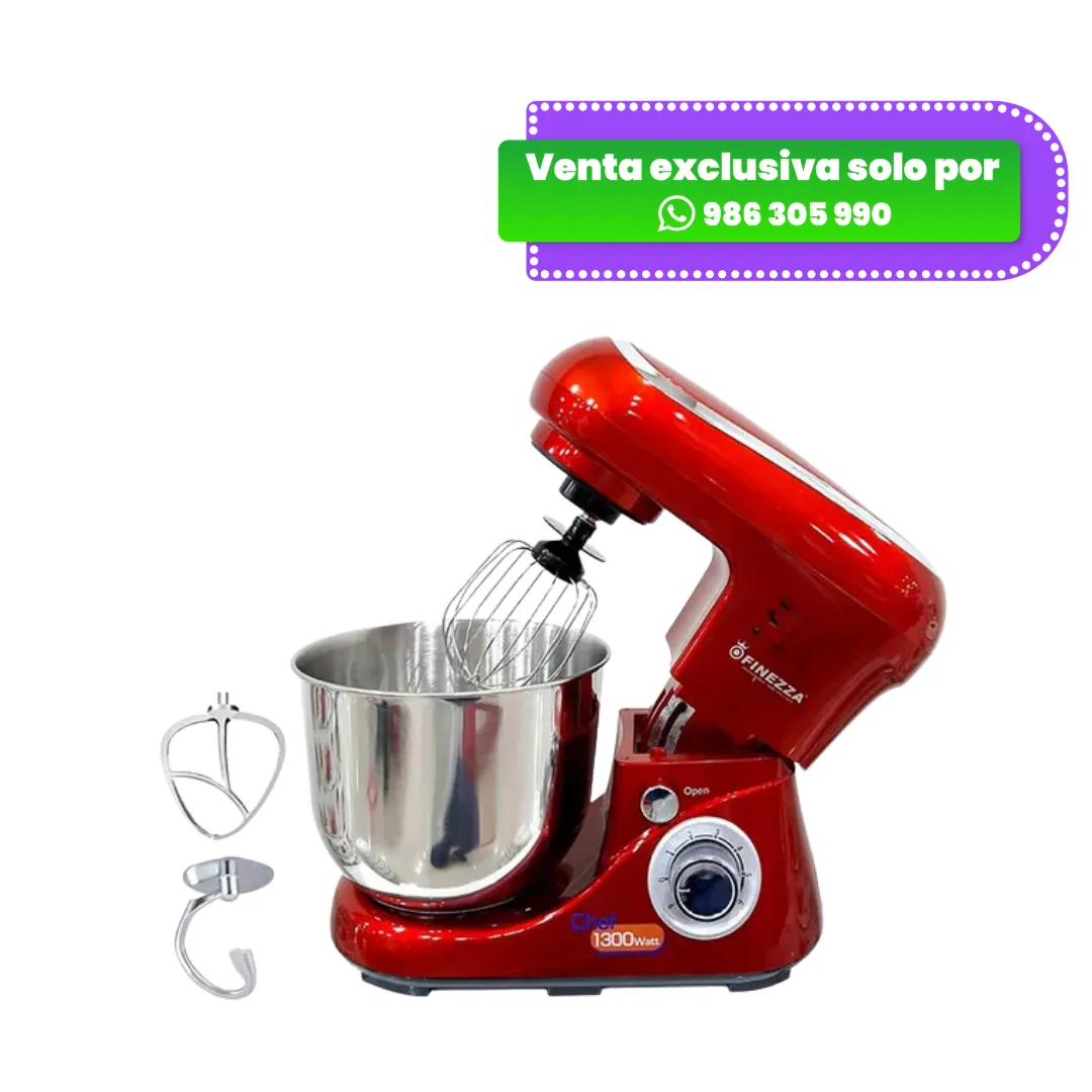 FZ-6822B-1.webp Batidora de Tazón FINEZZA de 6 Velocidades con 1300W FZ-6822B - Imagen 1