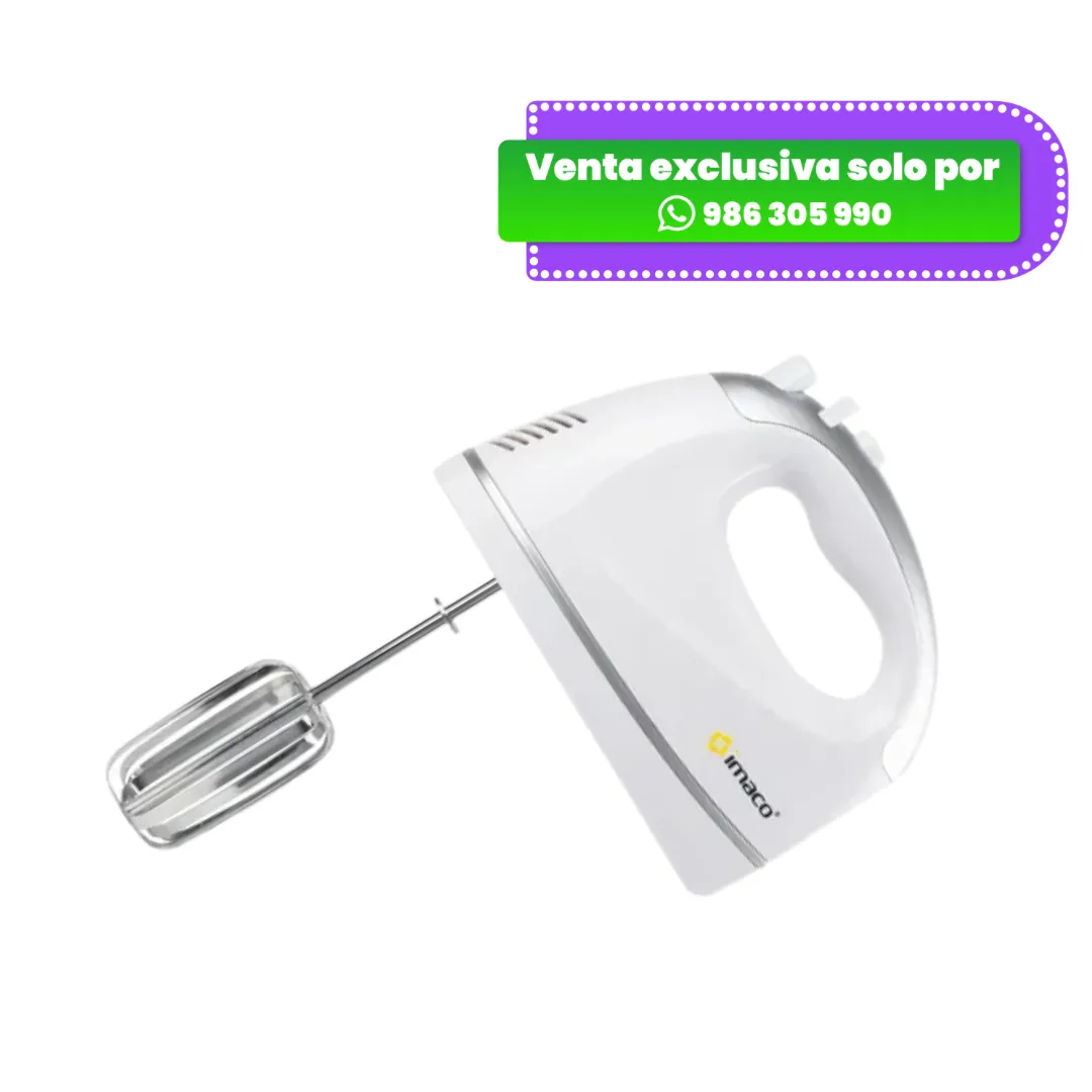 HM3025.webp Batidora De Mano Imaco HM3025 - Blanco - Imagen 1