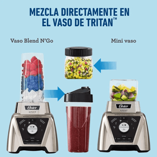 Licuadora Oster Xpert Series BLST3BCAG y Accesorios - Imagen 5