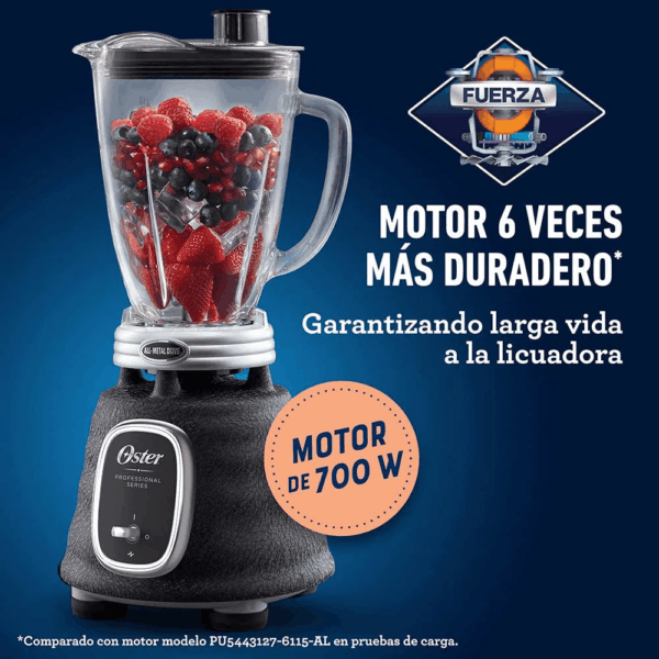 Licuadora OSTER Profesional de 1.5 Litros y 1 Velocidad Negro BLSTBPST - Imagen 3