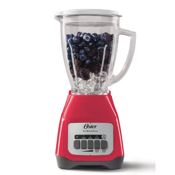 Combo Oster: Licuadora de 2 Velocidades con Vaso de Vidrio + Cuchilla Adicional - Imagen 5