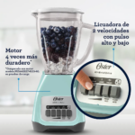 Combo Oster: Licuadora de 2 Velocidades con Vaso de Vidrio + Cuchilla Adicional - Imagen 2