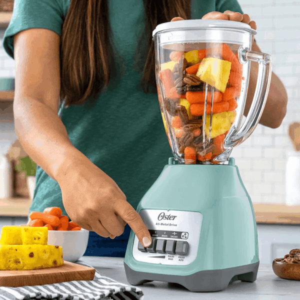 Licuadora Oster de 2 Velocidades con Vaso de Vidrio BLSTKAG-VPB - Imagen 3