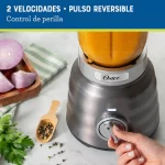 Licuadora OSTER Reversible de 2 Velocidades Plateado BLSTPBRGR-053 - Imagen 4