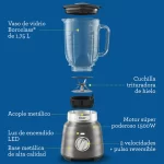 Licuadora OSTER Reversible de 2 Velocidades Plateado BLSTPBRGR-053 - Imagen 7