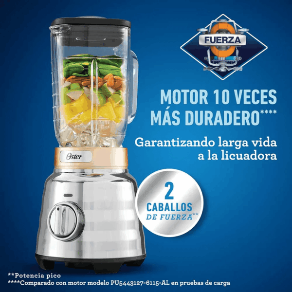 Licuadora Osterizer BLSTPBRG - Plateado - Imagen 3