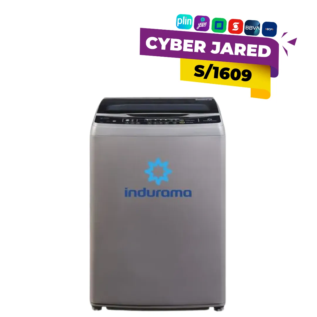 LRI-21CRI.webp Lavadora Automática de 21Kg INDURAMA Cromada LRI-21CRI - Imagen 1