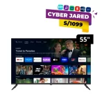 Televisor de 55" JVC Smart Android TV Ultra HD 4K LT-55KB607