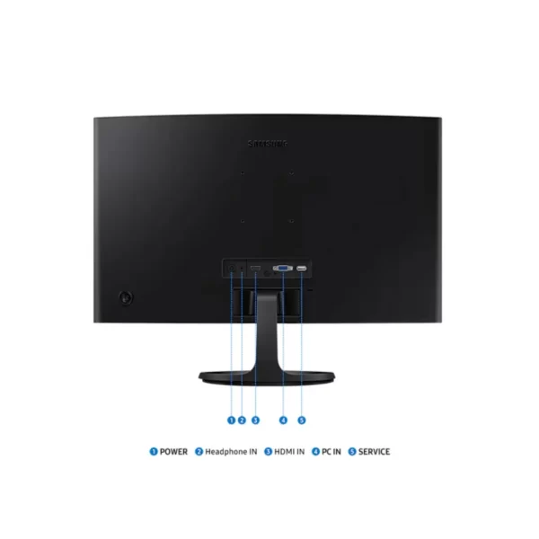 Monitor Curvo SAMSUNG de 24 Pulgadas FHD VA LS24D360GALXPE - Imagen 5