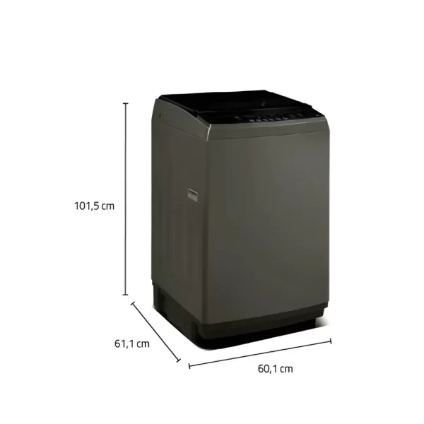 Lavadora Automática de 16Kg INDURAMA Negro LRI-16DTN - Imagen 2