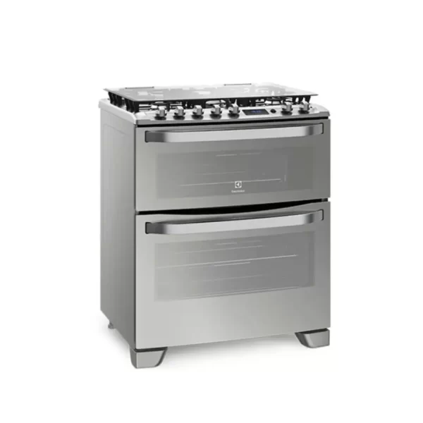 Cocina Pie Doble Horno Gas 5 Quemadores Electrolux Triple Llama 76 cm 76DXR-CL - Imagen 2