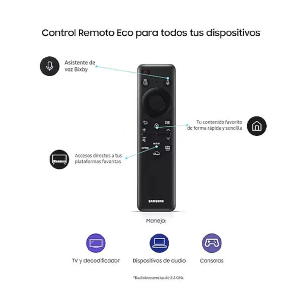 Televisor de 50" SAMSUNG QLED 4K Ultra HD Tizen OS Smart TV QN50Q60DAGXPE - Imagen 5