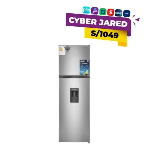 Refrigeradora Oster Inverter No Frost OS-PNFH2902VD de acero inoxidable con dispensador de agua