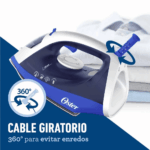 Plancha de Vapor OSTER con Base Antiadherente Azul GCSTBS6003 - Imagen 4