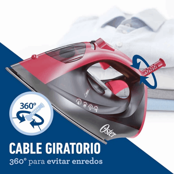 Plancha de Vapor OSTER Con Suela de Cerámica GCSTBS6051 - Imagen 3