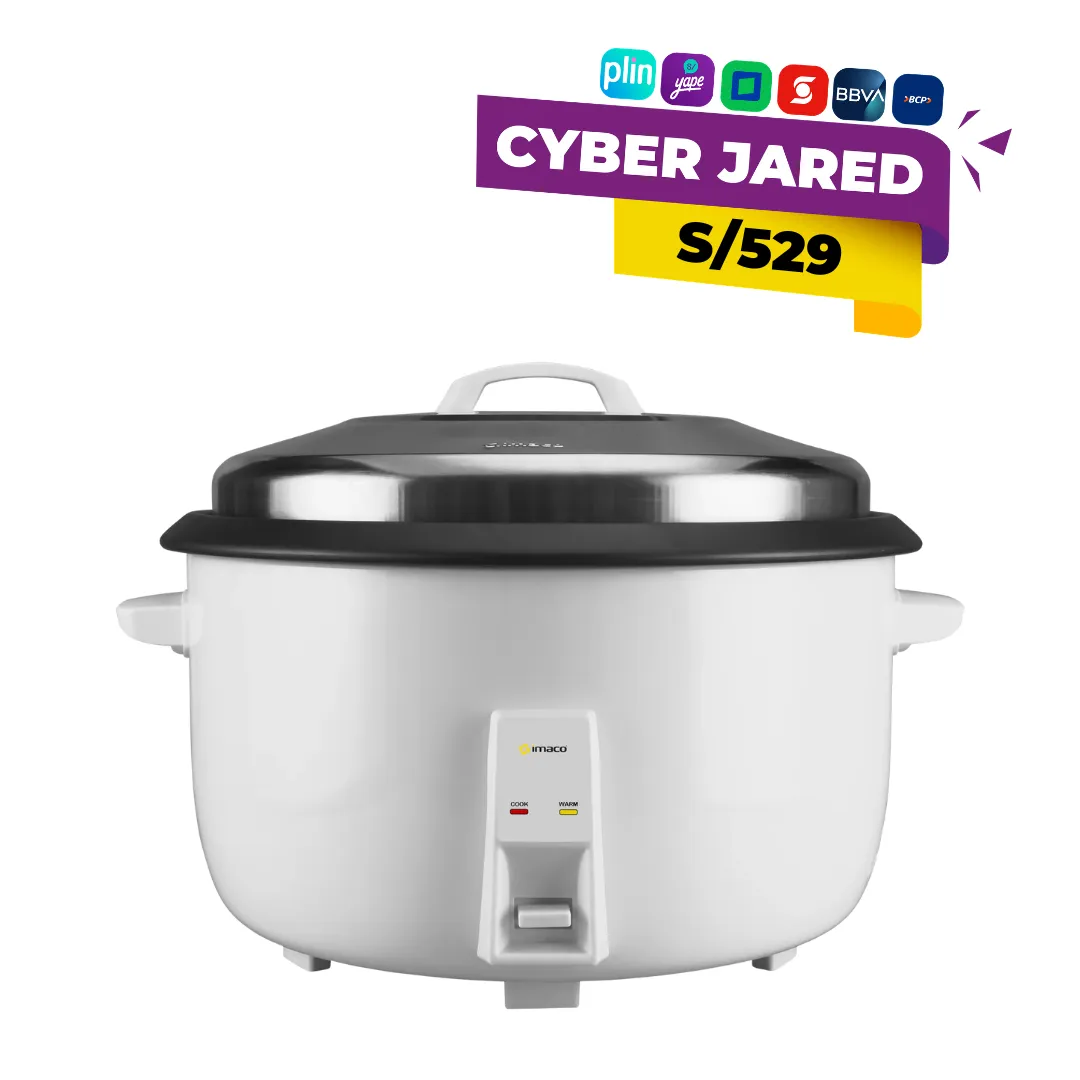 RC930.webp Olla Arrocera Comercial Imaco de 10 Litros con Tapa de Metal - Blanco (RC930) - Imagen 1