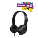 Audífonos PANASONIC Negro RP-HF100ME-K