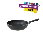 Sartén Wok Antiadherente RECORD de 26 cm Negro
