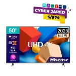Televisor 50" UHD 4K A6K Modelo 2023 Hisense