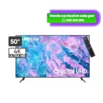 Televisor Samsung Crystal UHD 50" 4K Smart TV UN50CU7000GXPE
