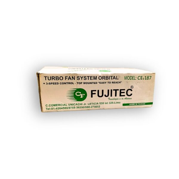 Ventilador de 18 Pulgadas FUJITEC Sistema Turbo 3 en 1 Negro CF-187 - Imagen 3