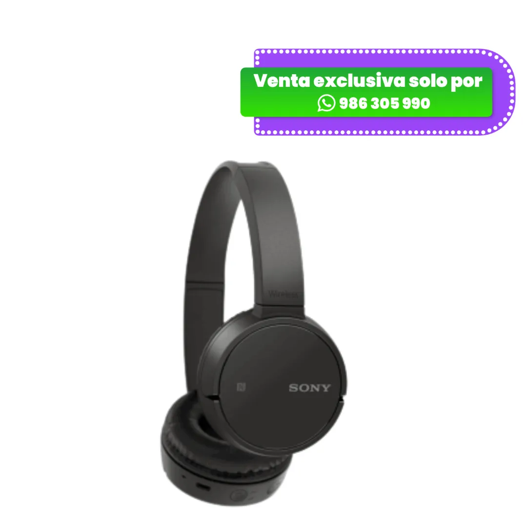 WH-CH500.webp Audifono Sony WH-CH500 Bluetooth NFC Wireless – Negro - Imagen 1