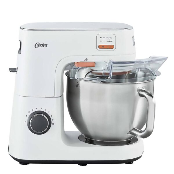 Batidora Planetaria Oster 5.2L Heatsoft FPSTSMPL4W Blanco - Imagen 10