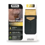 Afeitadora portátil Wahl Travel Shaver 3025441 con estuche y cable de carga USB.