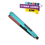 Plancha alisadora de cabello Remington S1520 color celeste con placas rojas de cerámica en oferta Cyber Jared.