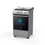 Cocina a gas Indurama Fontana de 4 hornillas color gris modelo Jared