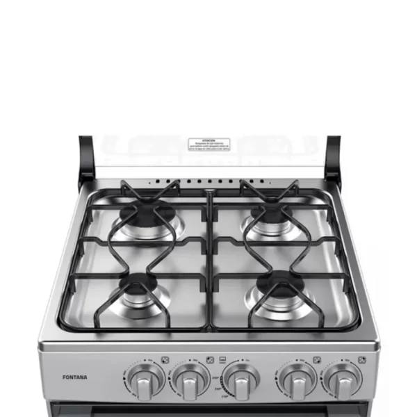 Cocina a gas Indurama Fontana de 4 hornillas color gris modelo Jared