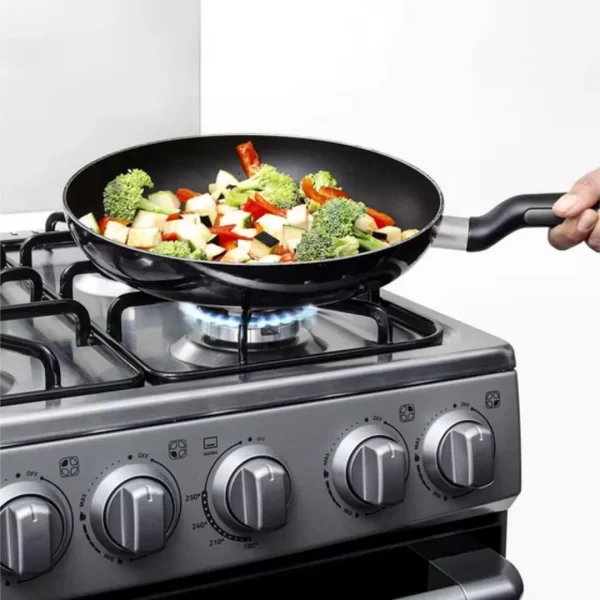 Cocina a gas Indurama Fontana de 4 hornillas color gris modelo Jared