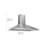 Campana Extractora Sole TURE86COV2 - Plateado - Imagen 3