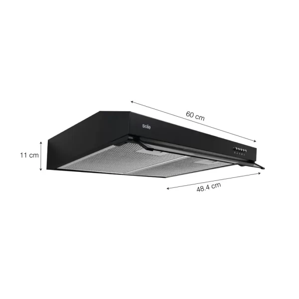 Campana Extractora NYX Sole de 60Cm TURE96CO - Imagen 5