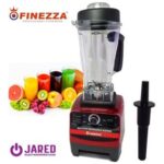 Licuadora Industrial FINEZZA de 2 Litros con Perilla de 1500W Rojo FZ-889IND - Imagen 3
