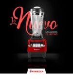 Licuadora Industrial FINEZZA de 2 Litros Digital de 1500W Rojo FZ-887IND - Imagen 4