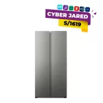 Refrigeradora Indurama Side by Side RI-769 No Frost de 428 litros en acabado croma para cocina moderna.