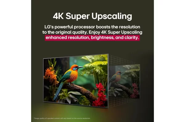 Televisor LG 55" UHD 4K Smart TV con Procesador con IA y webOS Actualizable (55UA7300PSB) - Imagen 3
