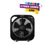 Ventilador Circulador Miray de 10" con Temporizador de 120 Minutos - Negro (VMC-1052)