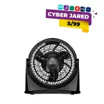 Ventilador de Mesa Trevely de 9 Pulgadas con 40W de Potencia - Negro (VT-9010)