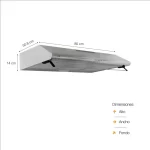 Campana Extractora Sole de 80Cm TURE20CO - Imagen 4