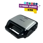 Máquina de yoguis Bossko BK-410HD con placas antiadherentes y capacidad para seis unidades sobre un fondo neutro