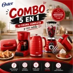 Combo Oster Rojo: 5 Electrodomésticos Esenciales - Imagen 2