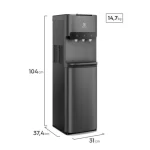 Dispensador de agua negro Electrolux ED30SRBL con carga inferior.