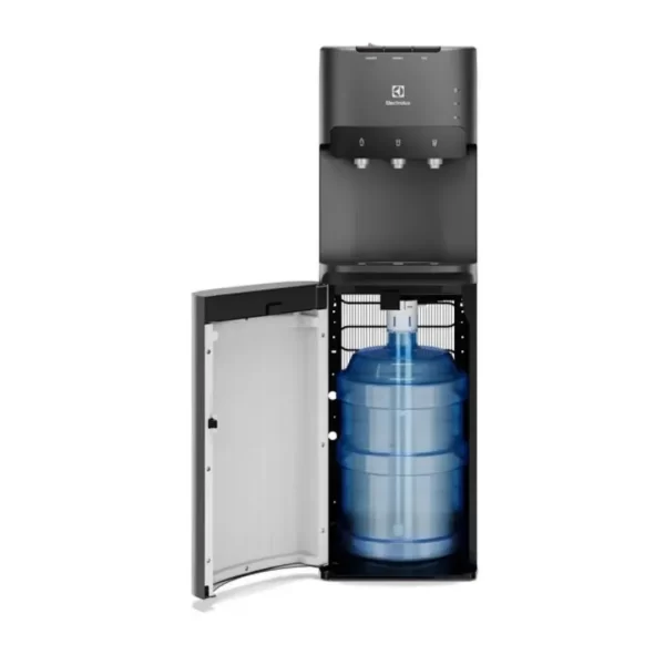 Dispensador de agua negro Electrolux ED30SRBL con carga inferior.