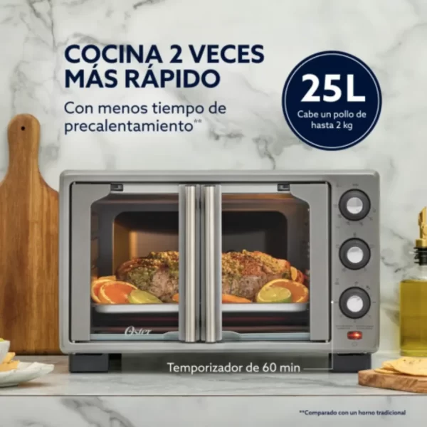 Horno con Freidora de Aire Oster® de 25L (TSSTTV25FDMAFNS-053) - Imagen 5