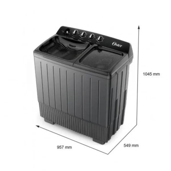 Lavadora Semiautomática Oster 18 kg (OS-PSAWMX18B): Potencia y Eficiencia para el Hogar - Imagen 2