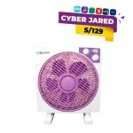 Ventilador Box Bossko 12" Morado BK-8212VC