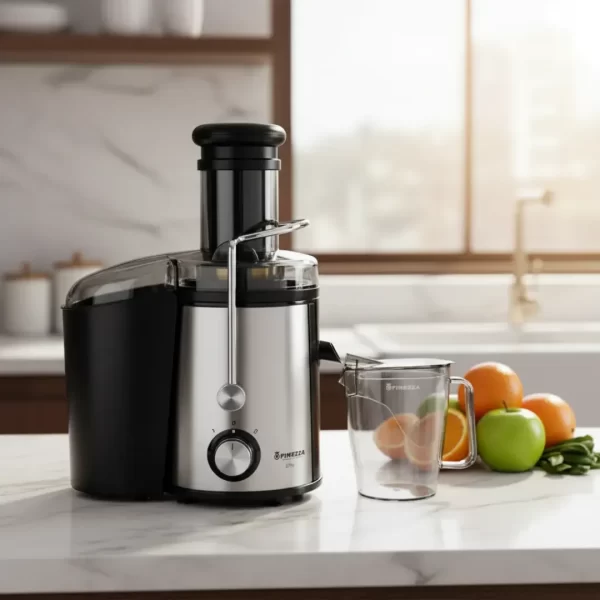 ¡Extractor De Jugos Finezza 800w FZ-6098EX Negro: ¡Salud Y Sabor En Segundos! - Imagen 3